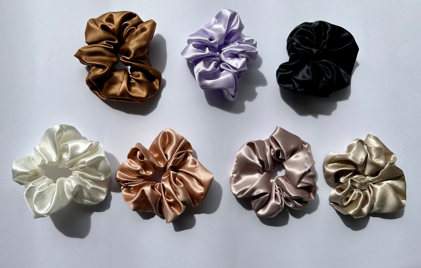 100% Pure Mulberry Silk Scrunchies