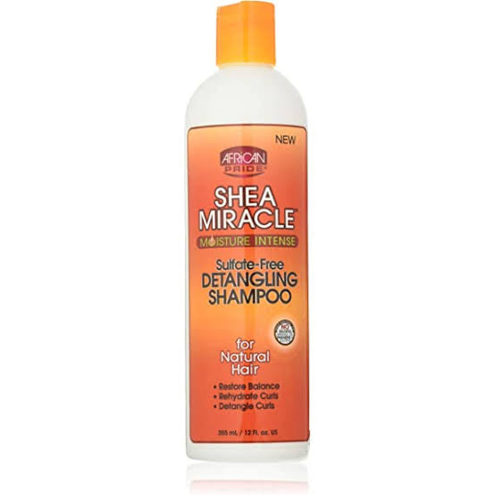 African Pride Shea Miracle Moisture Intense Detangling Shampoo